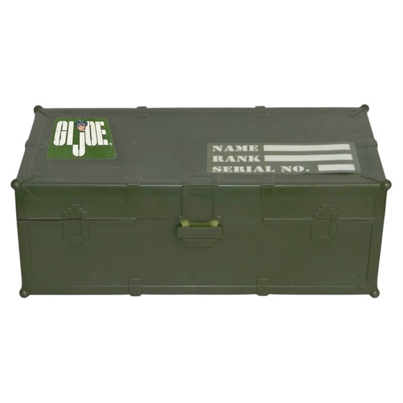 Vintage GI Joe Army Footlocker Storage Box - Picture 1 of 8
